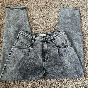 Listicle Jeans, size M, gray/black
